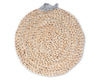 Twisted Seagrass w/ Pewter Fish Placemats • Coastal Compass Home Decor