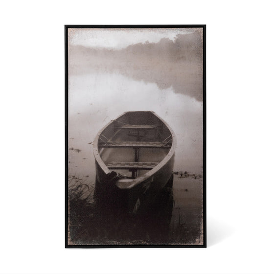 Framed Canoe Print • Coastal Compass Home Decor