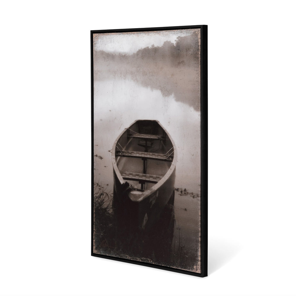 Framed Canoe Print • Coastal Compass Home Decor