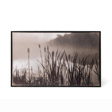  Framed Cattail Print • Coastal Compass Home Decor