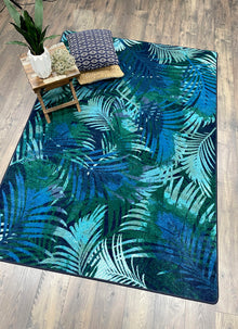  Palm Leaves Rug • Coastal Compass Home Decor