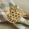 Gold Pumpkin Napkin Rings • Coastal Compass Home Decor