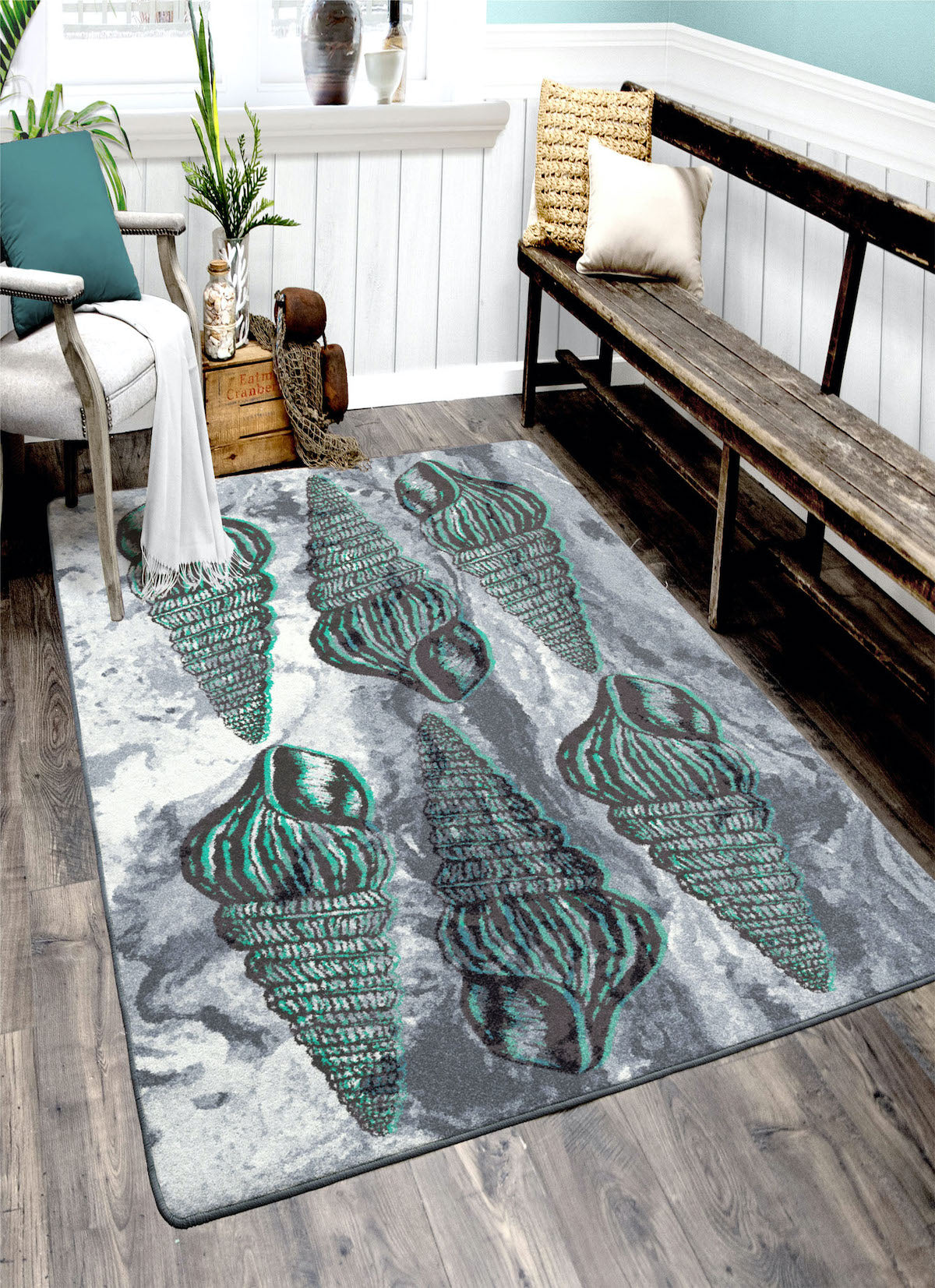 Varkala Shell Rug Seashell Rug