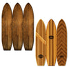 Brown Wood Coastal Surfboard Screen