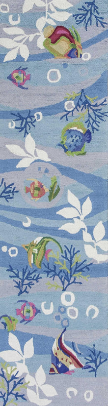  Under The Sea Runner Area Rug | Coastal Compass