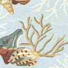 Blue Creature Runner Area Rug | Coastal Compass Home Decor