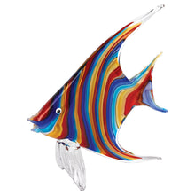 Mouth Blown Rainbow Tropical Fish Art Glass • Coastal Compass Home Decor