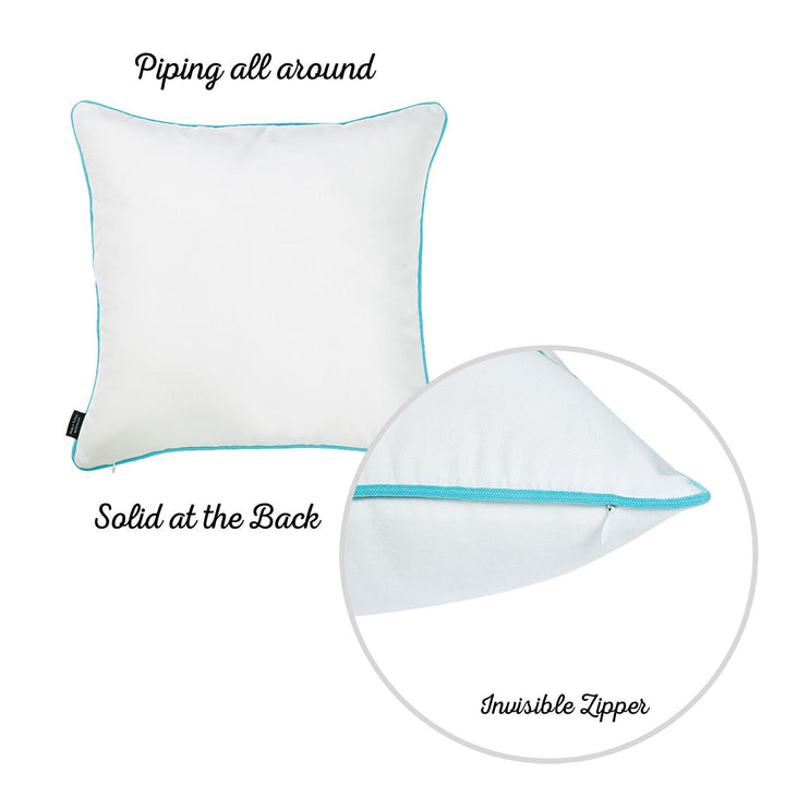 Sea Shine Summer Coastal Pillow Covers - The Coastal Compass Home Decor