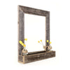 Beach Wood Mirror with Box Shelf