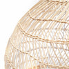 Natural Woven Rattan Hanging Pendant Lamp • Coastal Compass Home Decor