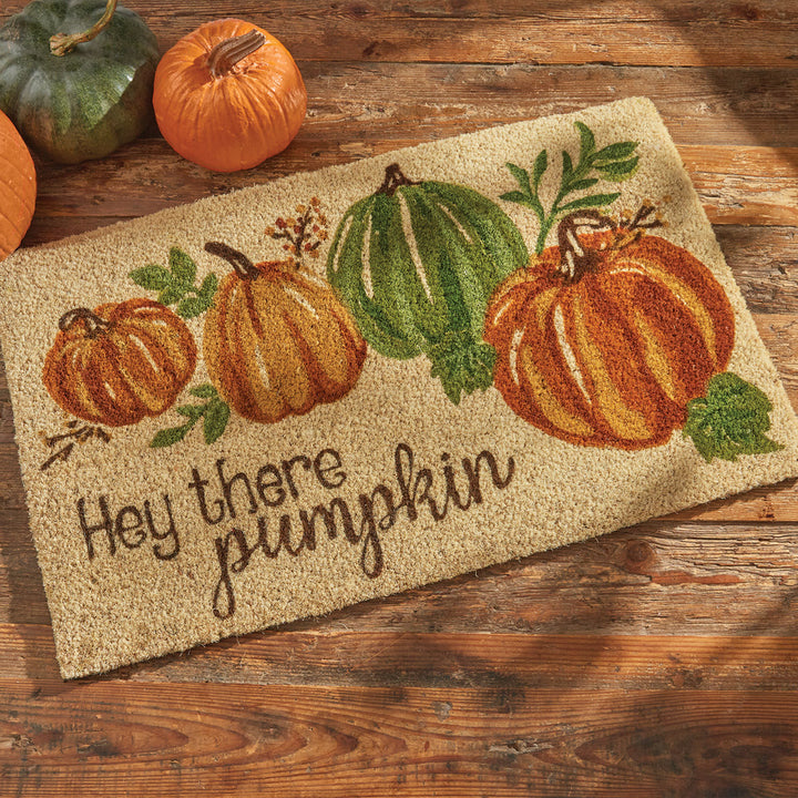 Hey There Pumpkin Doormat • Coastal Compass Home Decor