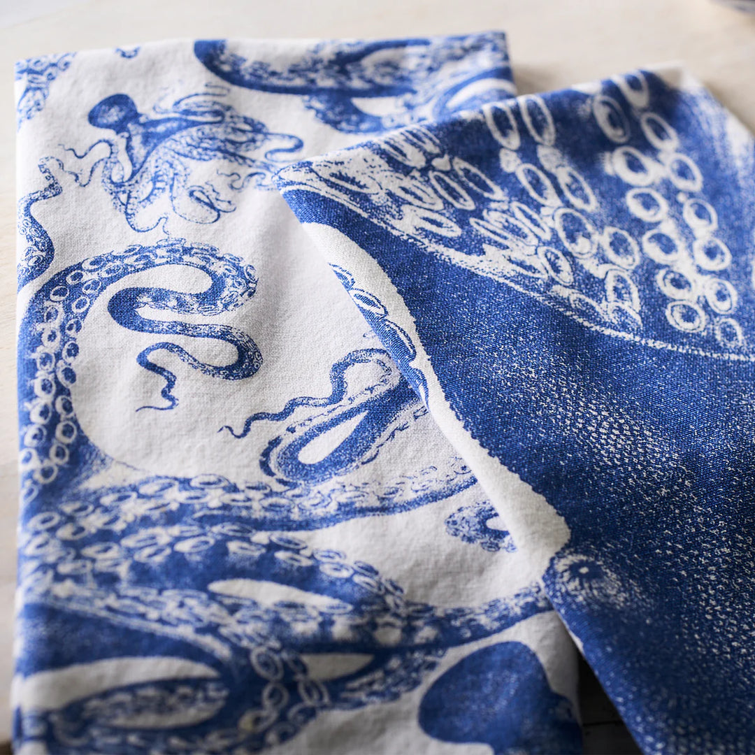 Blue Lucia Kitchen Towel - Set/2