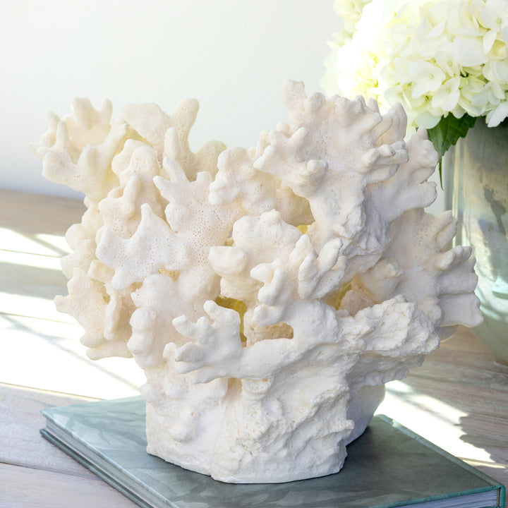Faux Maldives Coral Accent Large • Coastal Compass Home Decor