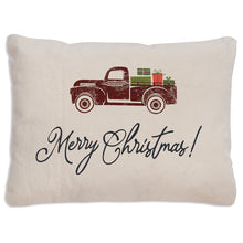  Merry Christmas Truck Throw Pillow