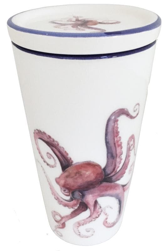 Octopus Cup w/ Lid | Coastal Compass