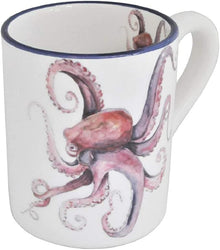  Octopus Drink Mug - Set of 3 | Coastal Compass