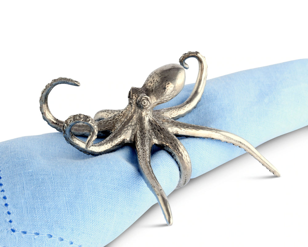 Octopus Napkin Ring • Coastal Compass Home Decor