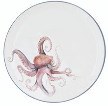  Octopus Round Serving Plate | Coastal Compass