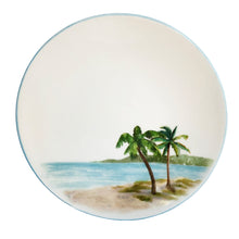  Palm Breeze Salad Plate - Set/6 | Coastal Compass Home Decor
