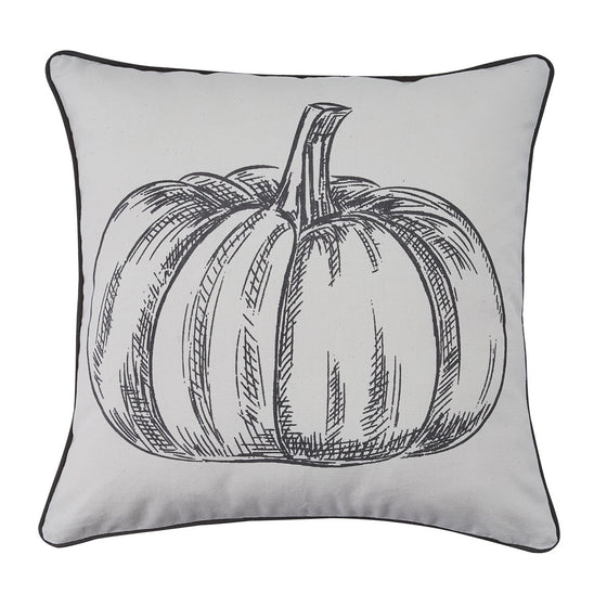 Pumpkin Print Throw Pillow Set • Coastal Compass Home Decor