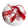 Red Lobster Dinner Plate | Coastal Compass home Decor