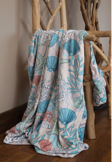  Under The Sea Throw Blanket | Coastal Compass