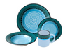 Blue/Green Carousel Salt & Pepper Shakers • Coastal Compass Home Decor