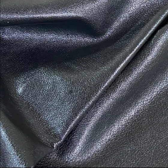 Rio Black Metallic Leather • Coastal Compass Home Decor