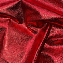  Rio Red Metallic Leather • Coastal Compass Home Decor