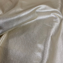  Rio Platinum Metallic Leather • Coastal Compass Home Decor
