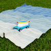 Eco Ombre Baby Blanket • Coastal Compass Home Decor