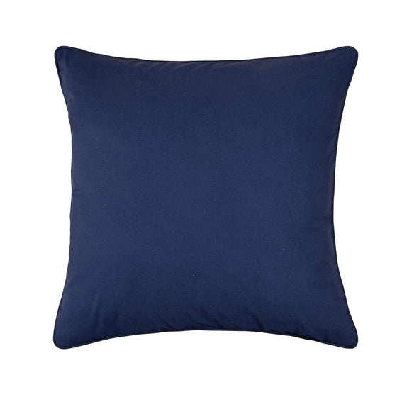 Seaside Navy Euro Sham - Coastal Compass Home Decor