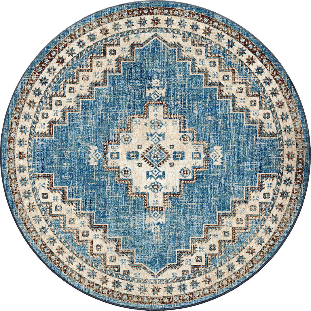 Blue Compass Rug Sedona Nights Deep Blue Rug | Coastal Compass Home Decor – The Coastal ...
