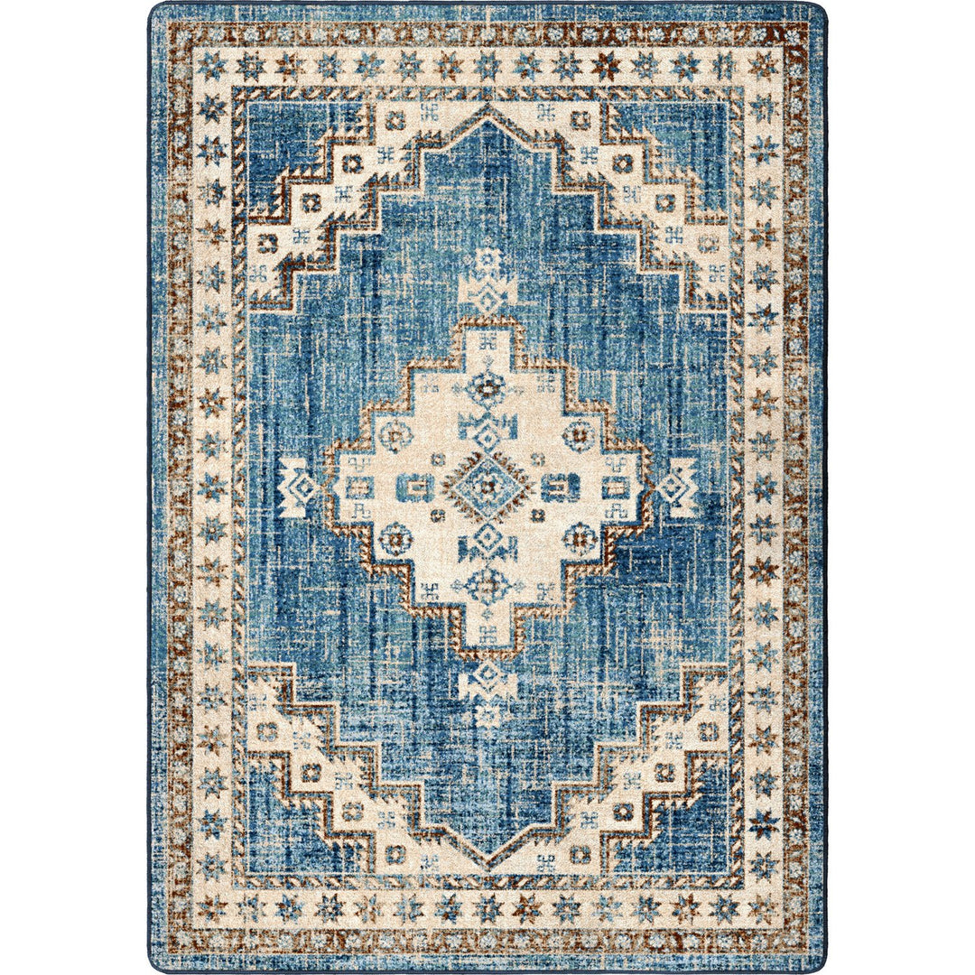 Blue Compass Rug Sedona Nights Deep Blue Rug | Coastal Compass Home Decor – The Coastal ...