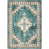 Sedona Nights Turquoise Rug.Coastal Compass Home Decor