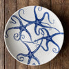 Starfish Blue Appetizer Plate • Coastal Compass Home Decor
