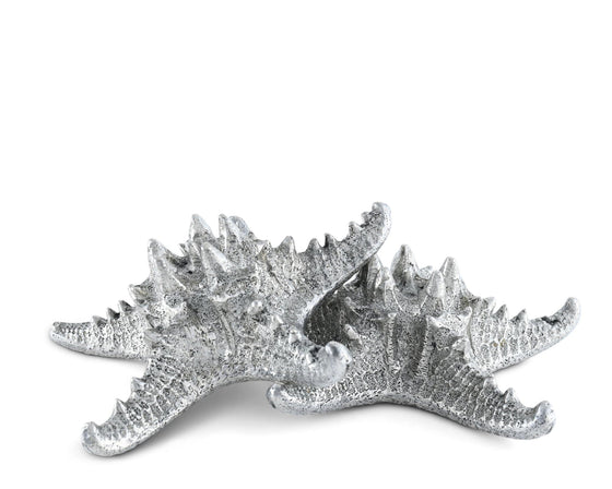 Starfish Pewter Salt & Pepper Shaker Set - The Coastal Compass Home Decor
