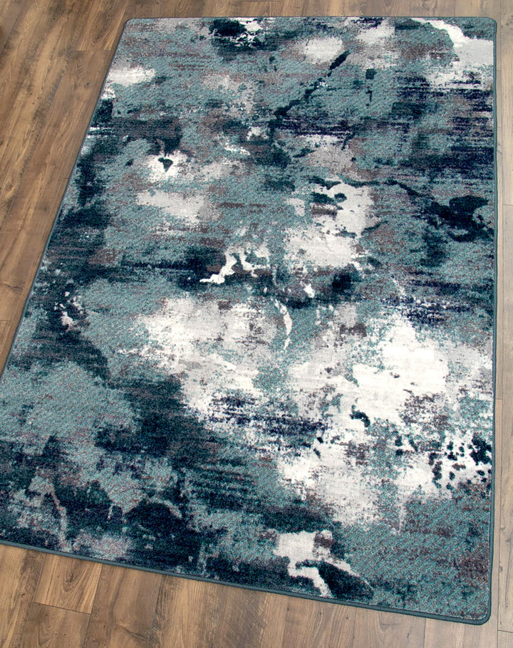 Blue Storm Rug - Coastal Compass Home Decor