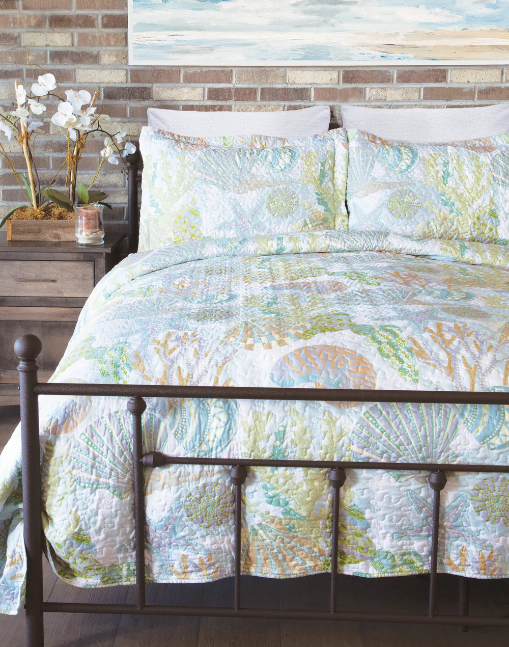 Summer Reef Quilt Set • Coastal Compass Home Decor