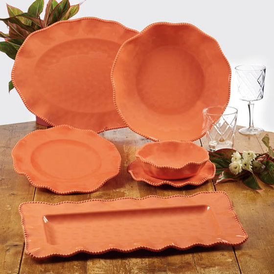 Tide Coral Dinnerware Set • Coastal Compass Home Decor