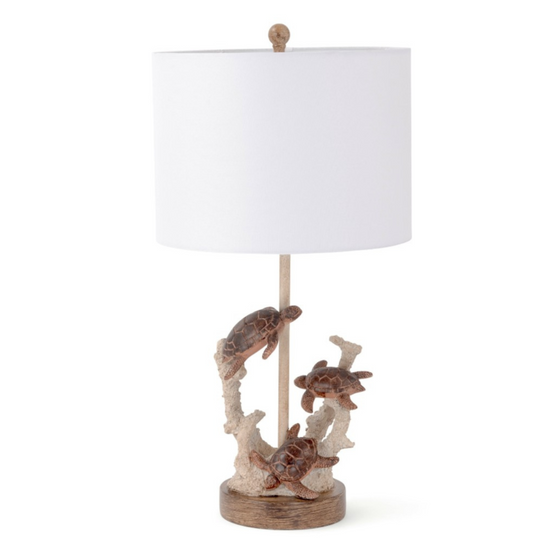 Turtle Reef Table Lamps - Set/2