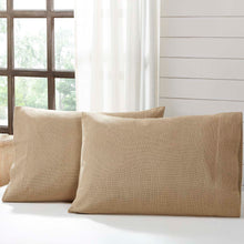  Burlap Natural Standard Pillow Case Set of 2 21x30