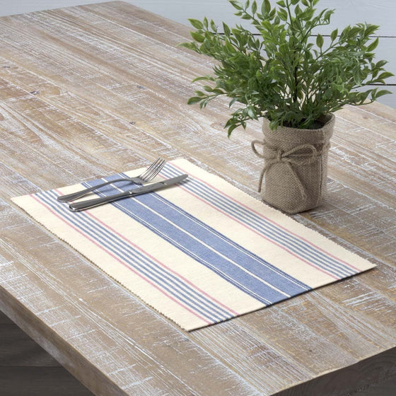Cadence Ribbed Placemat Set of 6 12x18