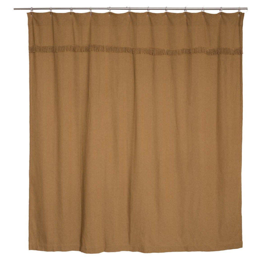 Burlap Natural Shower Curtain 72x72