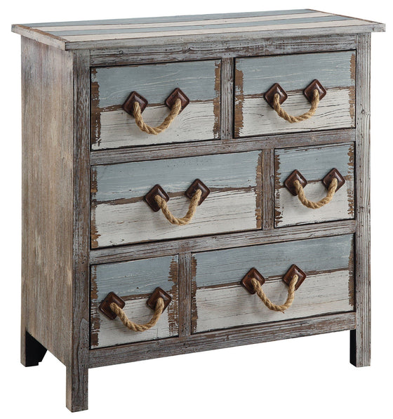 Venice 6 Drawer Wood Chest | Coastal Compass