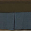 blue denim bed skirt