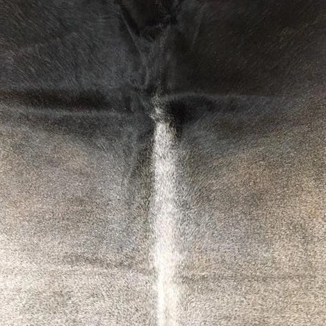 Gradient Grey Cowhide Rug Detail - The Coastal Compass Home Decor