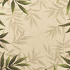 green leaf and sand coastal area rug detail - coastal compass home decor