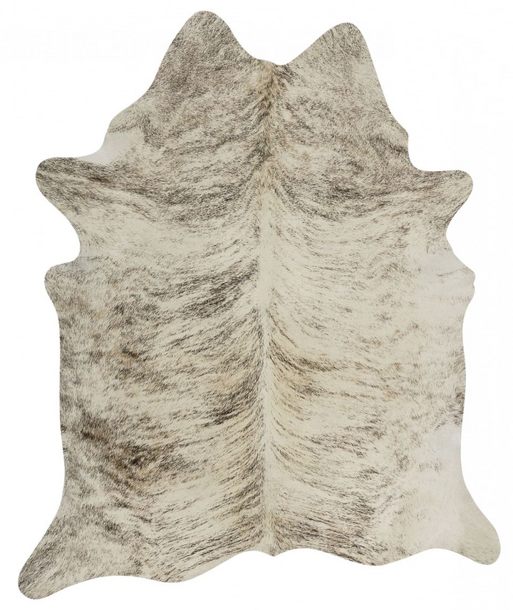 Brazilian Light Brindle Cowhide Rug • Coastal Compass Home Decor
