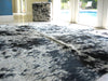 Black and white peppered cowhide XL - Coastal Compass  Home Decor